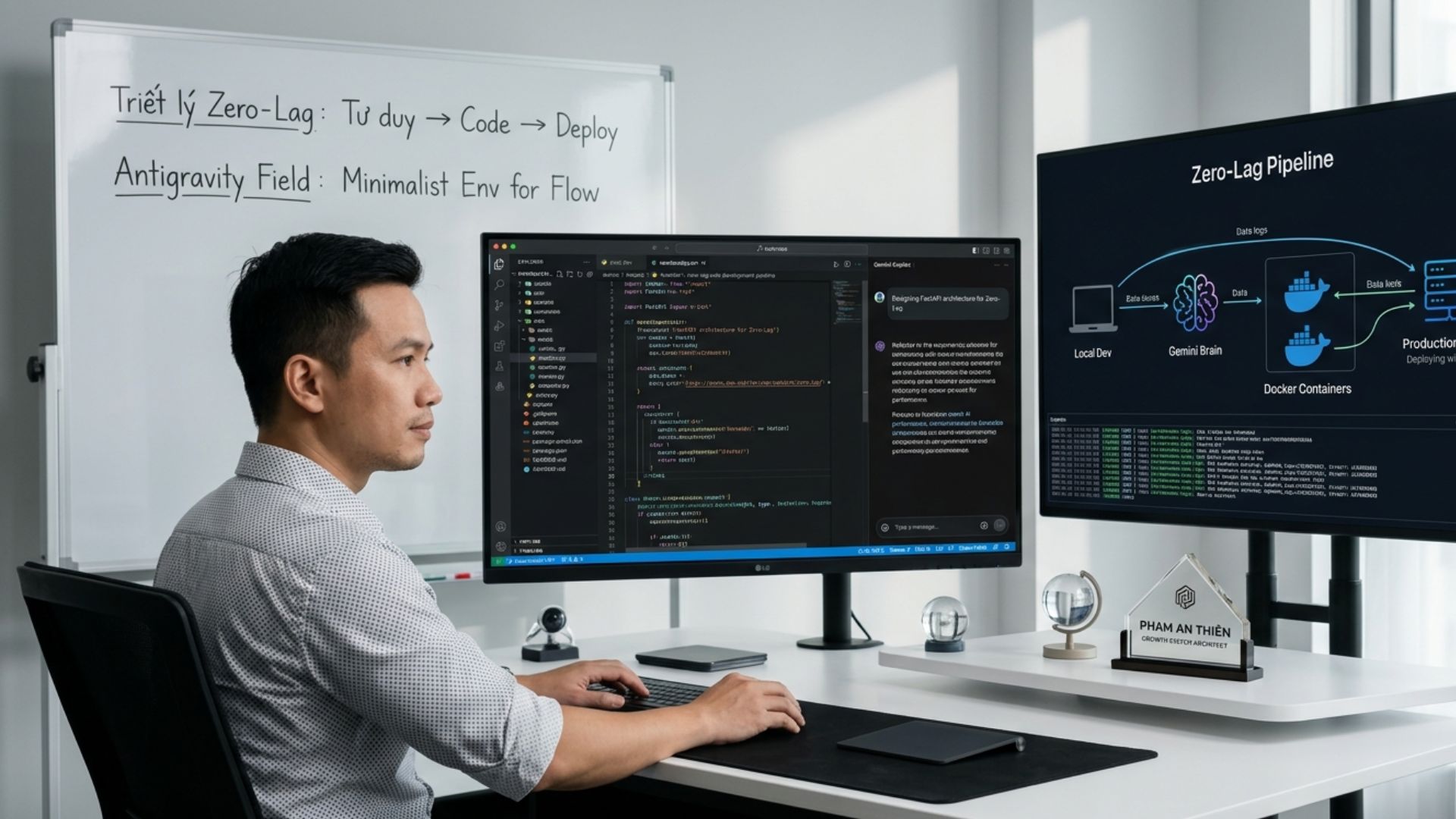 Làm chủ Antigravity &amp; Gemini trong phát triển Web: Quy trình &#8220;Zero-Lag&#8221; để tối ưu hóa Code và triển khai dự án nhanh nhất
